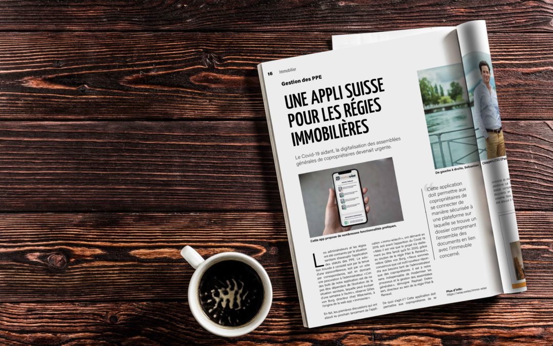 Une appli suisse pour les régies immobilières
